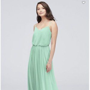 David's Bridal Spaghetti Strap Bridesmaid dress